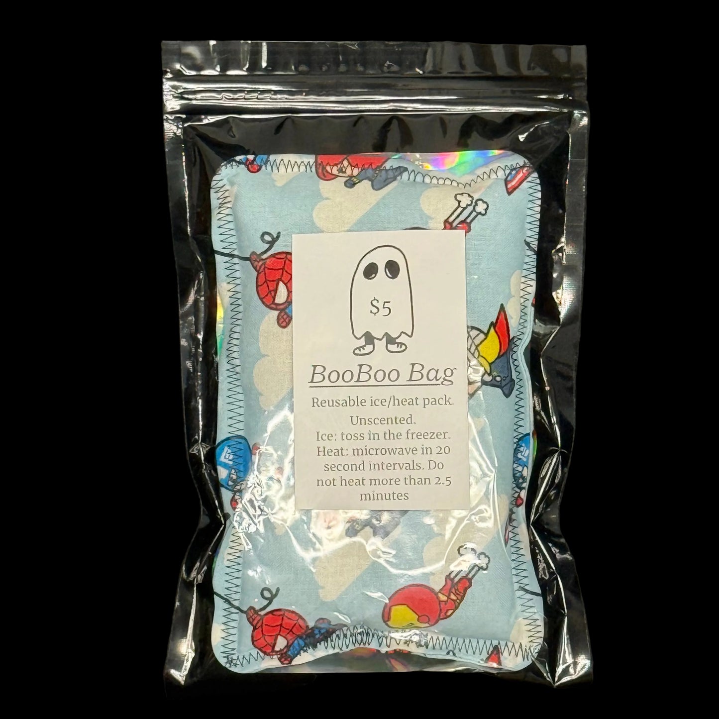 BooBag Reusable heat/ice pack *Super Hero* Unscented