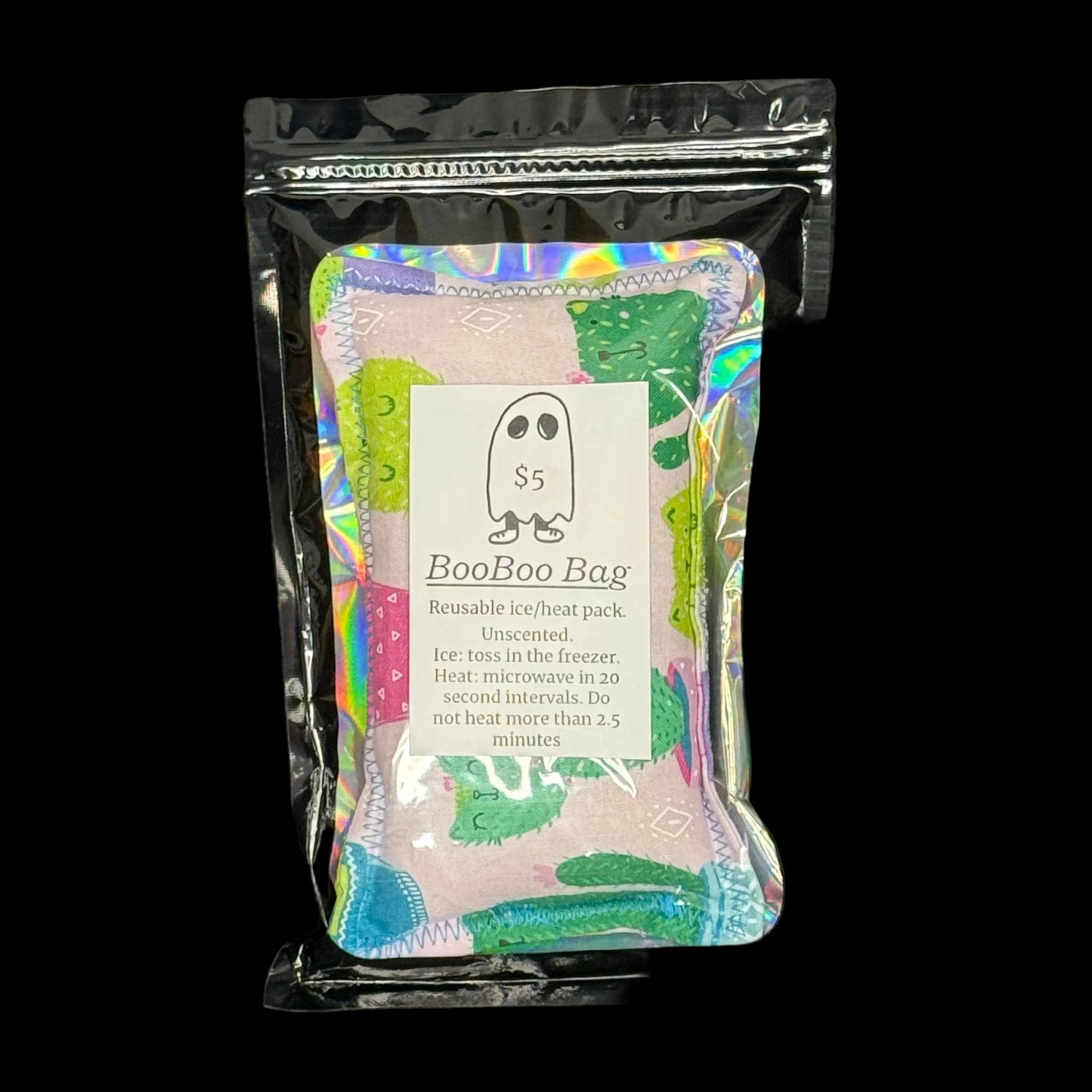 BooBag Reusable heat/ice pack *Cactus Cat* Unscented