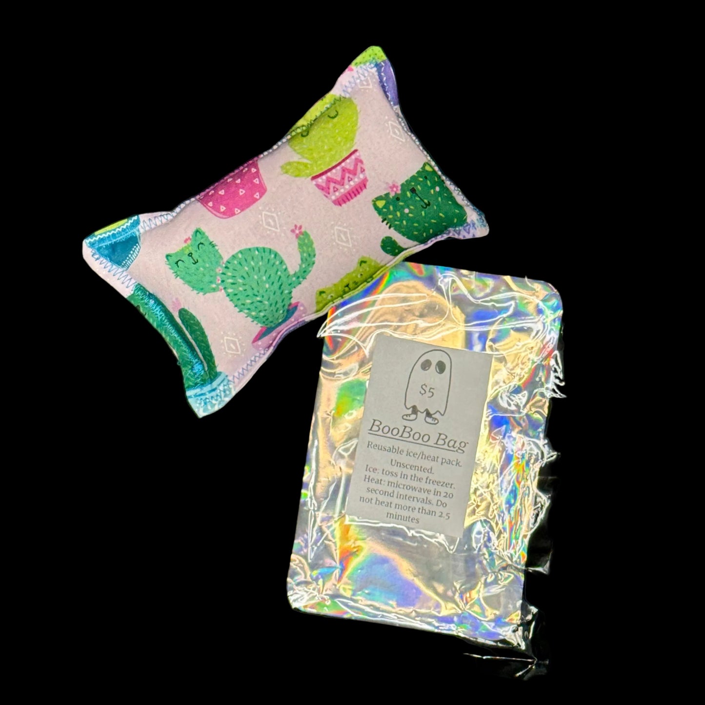 BooBag Reusable heat/ice pack *Cactus Cat* Unscented