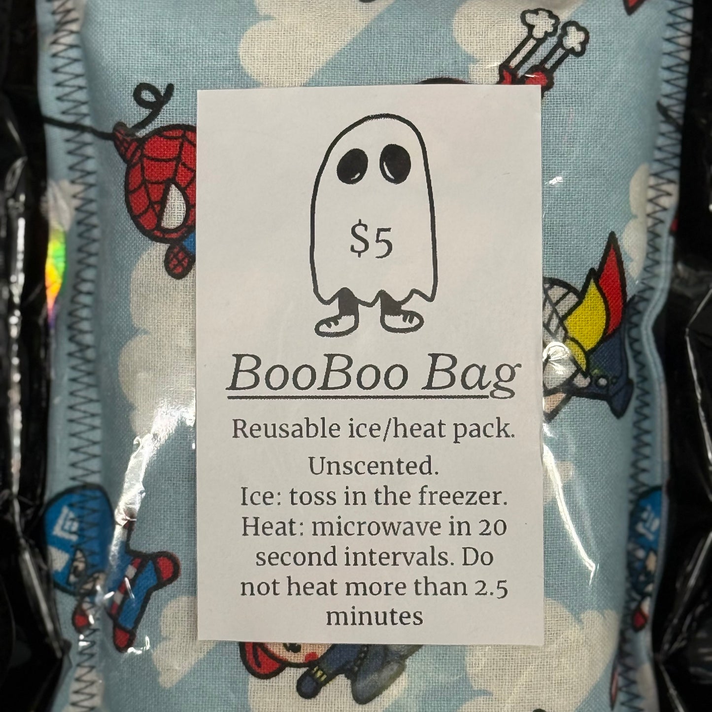 BooBag Reusable heat/ice pack *Super Hero* Unscented